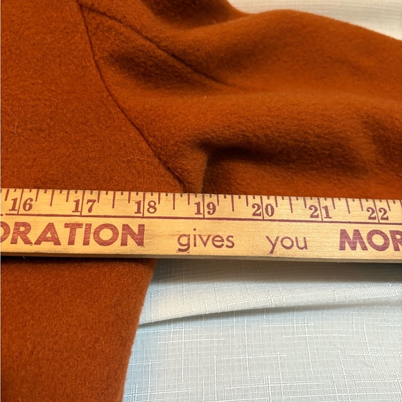 Vintage 1975 thigh length coat / jacket faux fur collar UNIQUE & ONE OF A KIND - Picture 7 of 12